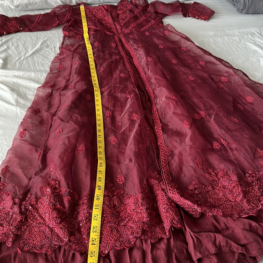 Pakistani Fancy DresS long Gown style VANYA - Picture 12 of 13